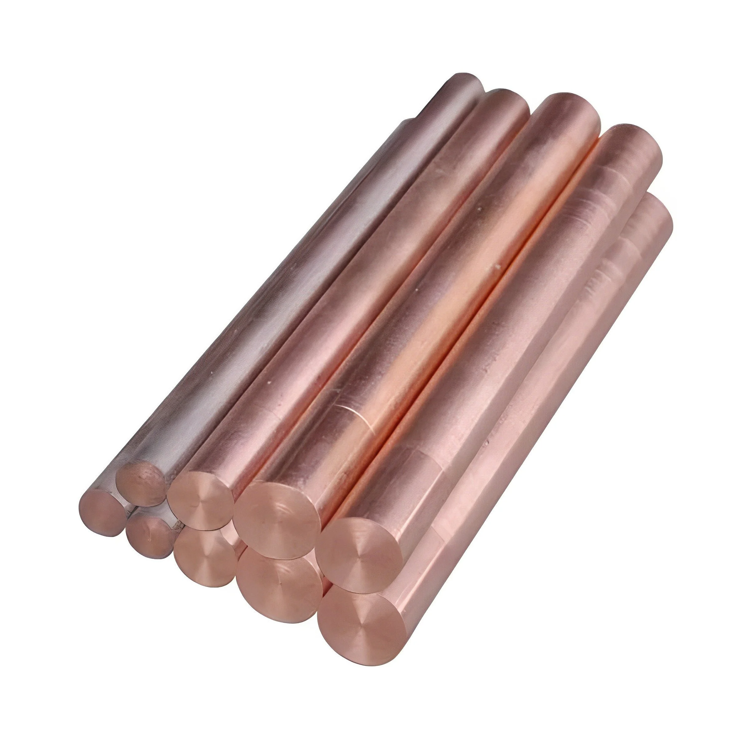 Медный шинный 99.99% круглый C1100 T2 медный стержень/медный плоский стержень 3 мм 6 8