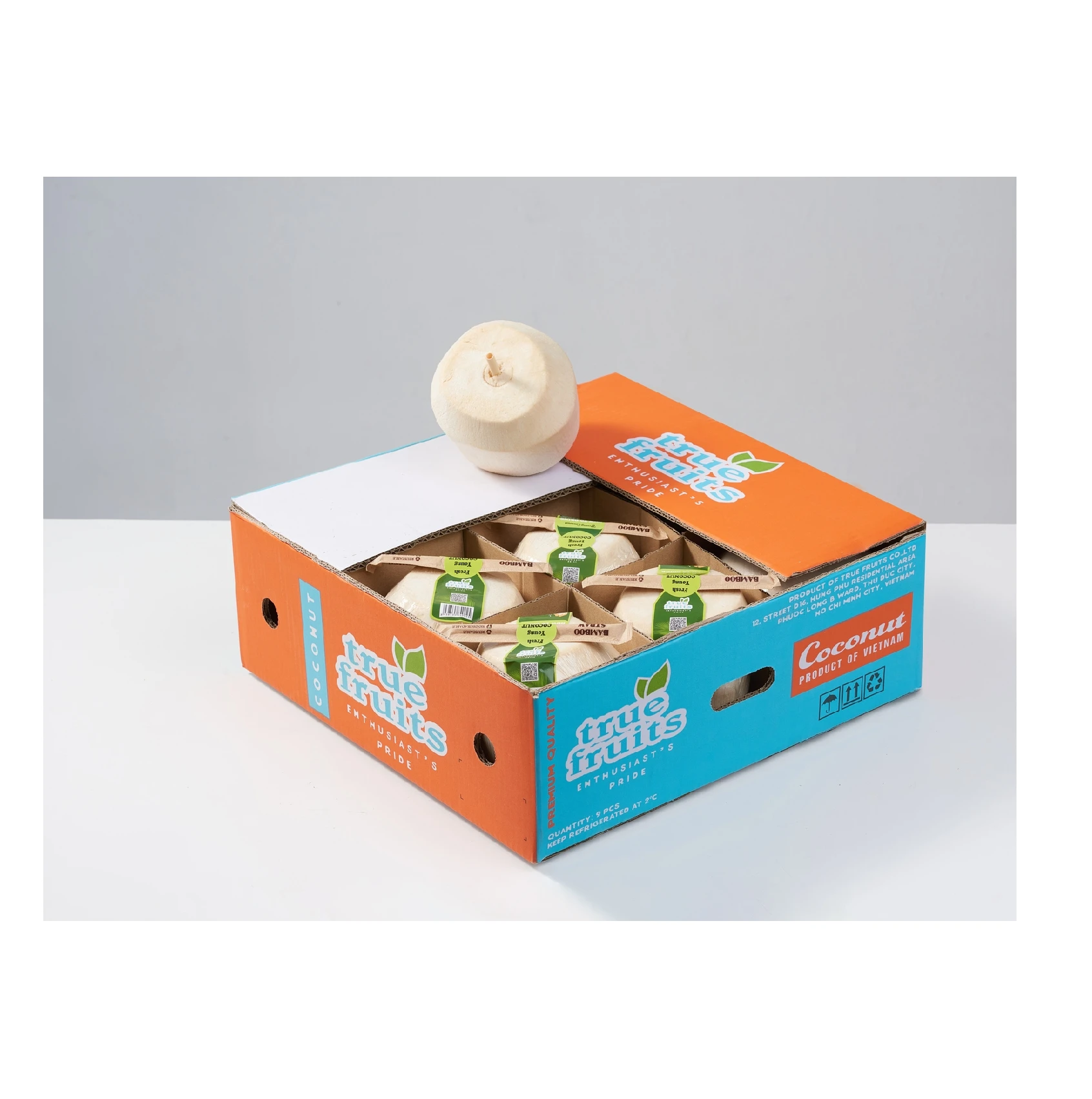 Premium Quality Tropical  Fresh coconuts in bulk  from Vietnam With White Shell Ready To Export From Vietnam