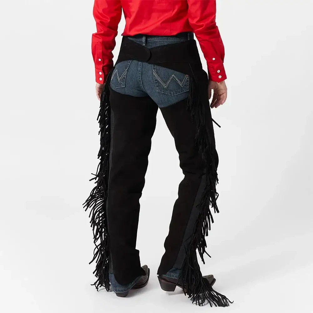 100%  Top High Quality Full Chaps Horse Riding Chaps Cow Leather Equipment Genuine Leather Chaps For Men