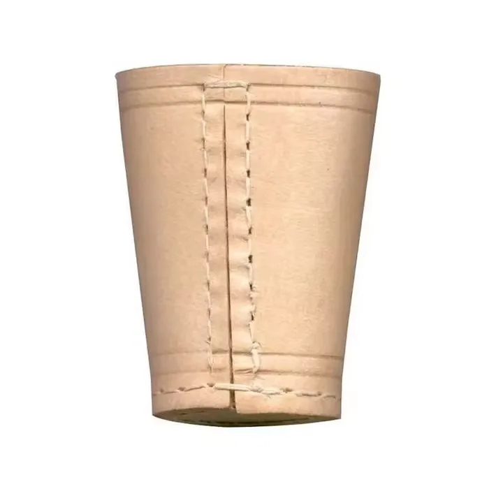 Factory Wholesale Dice Cup Customized Logo Leather Shaker Cup with Poker Dices Plastic Custom Leather Dice Cup Set