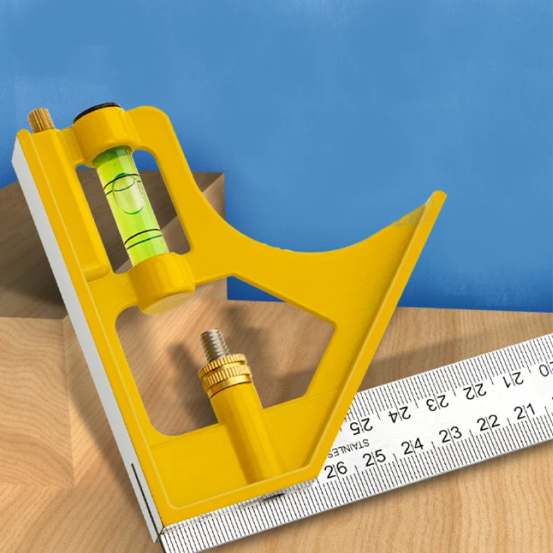 New Digital Level Multipurpose Angle Adjustable Combination Square Scale Stainless Steel Protractor