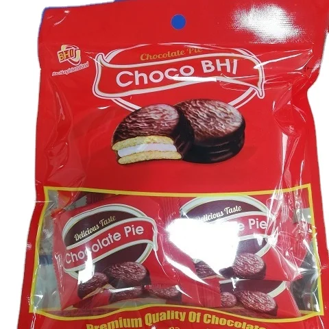 Vietnam BHI OEM Chocolate Pie/ Chocopie  0.15 Kg Chocolate Brown Original Round Chocolate Original Flavour Wholesale oem product