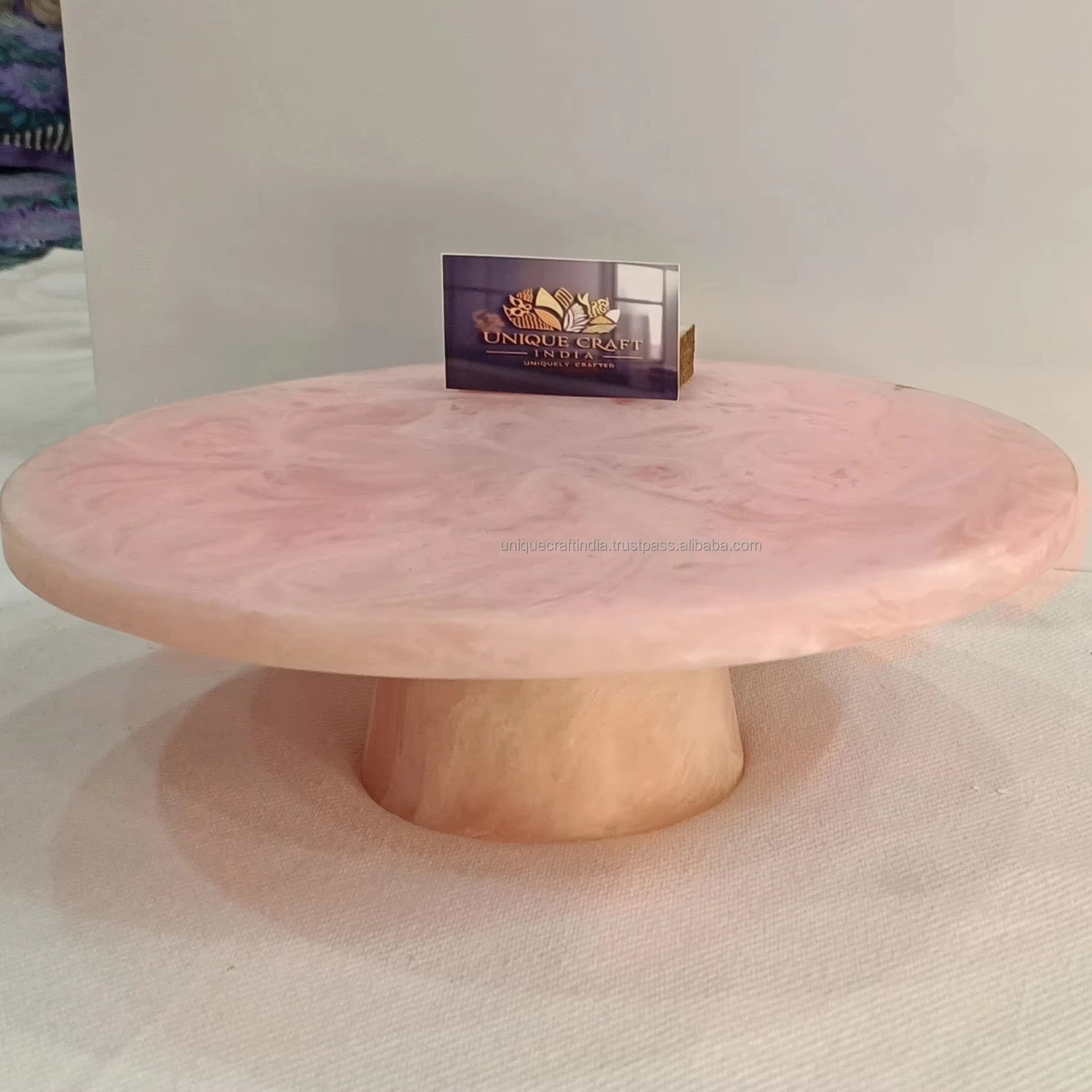 Resin Cake Stand for Serving and Displaying Delicate Cakes Best For Centerpiece for Any Auspicious Occasion At Reasonable Price