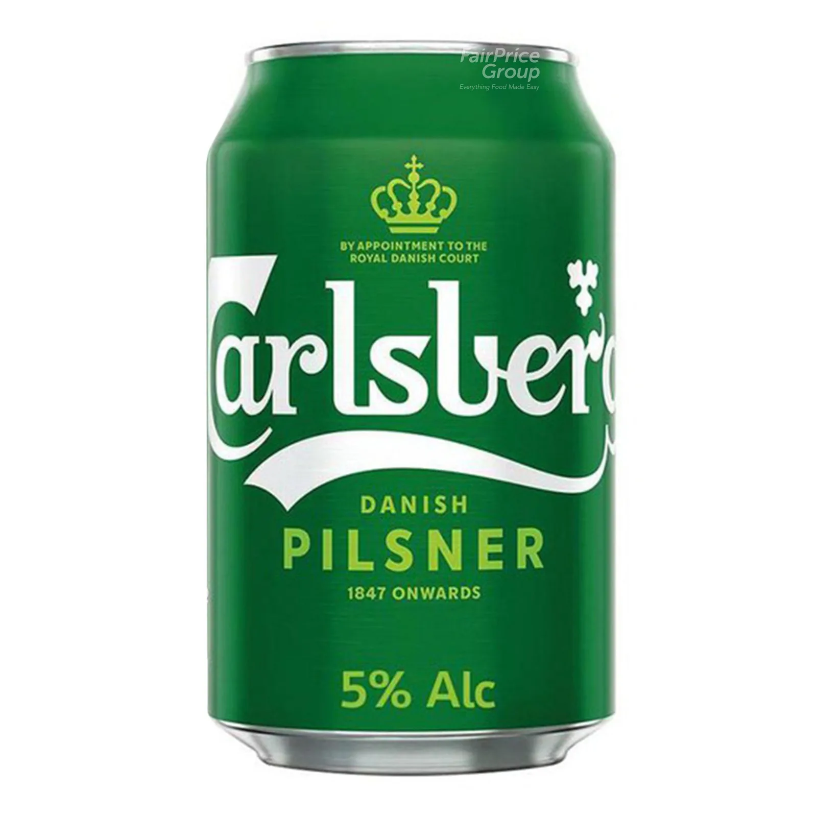 Carlsberg пивная 4.4% Алкогольная упаковка 6x330 мл (банки)