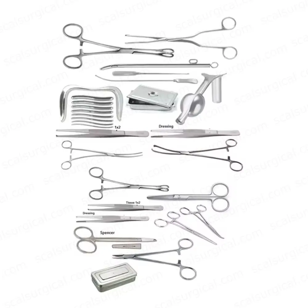 Cutting Edge Gynecology Surgical Instruments: Latest Medical Surgery Box Dilatation And Curettage Tool Set