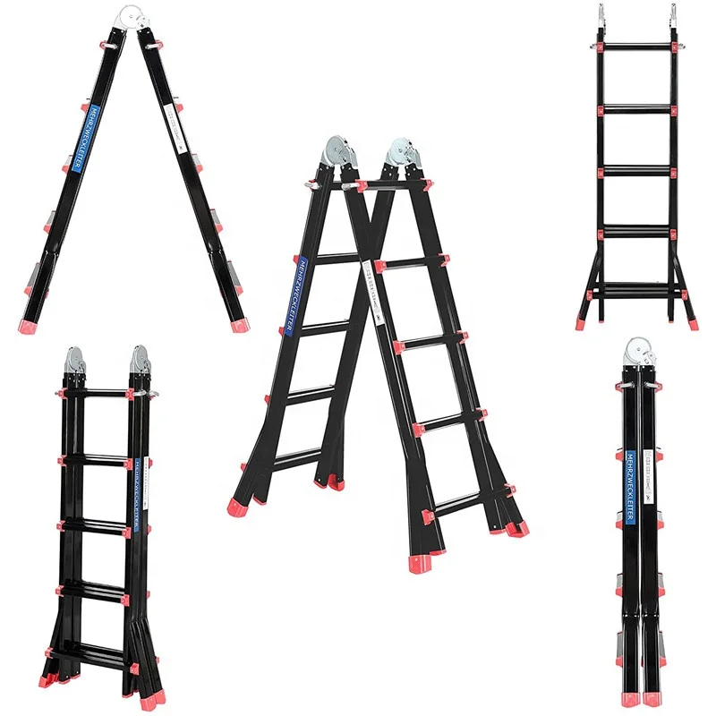 Deliladder 4x4 Step Telescopic Multipurpose Aluminium Ladder