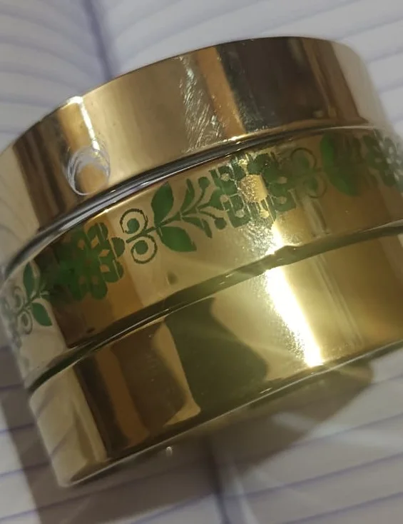 Wholesale Borosilicate glass work jade bracelet 60mm diameter heat resistance bangle for women