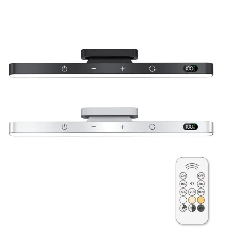 3W LED Rechargeable Touch Lights,Remote Control,2000mAh Battery,Stick on Magnetic Mount,for Cabinet,Mirror, bedside wall