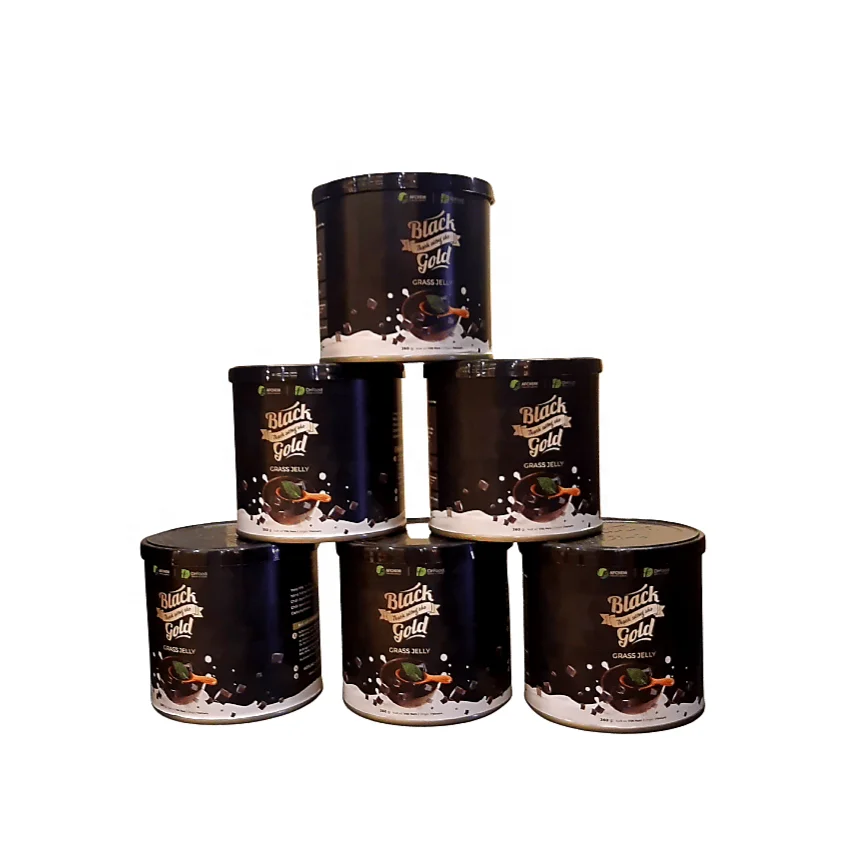 NO preservative Grass Jelly Black Gold made of plant extract  for mixing with fruits weight loss planner Asia Origin