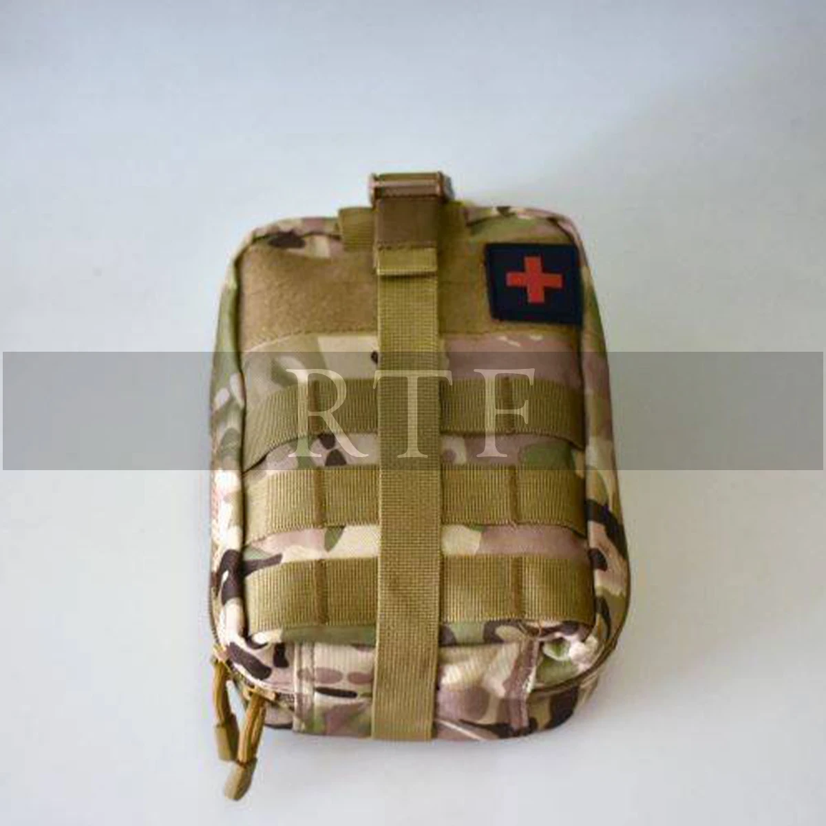 Complete First AID Survival and Medical Emergency kit with Pouch and Accessories by RAW TO FINE