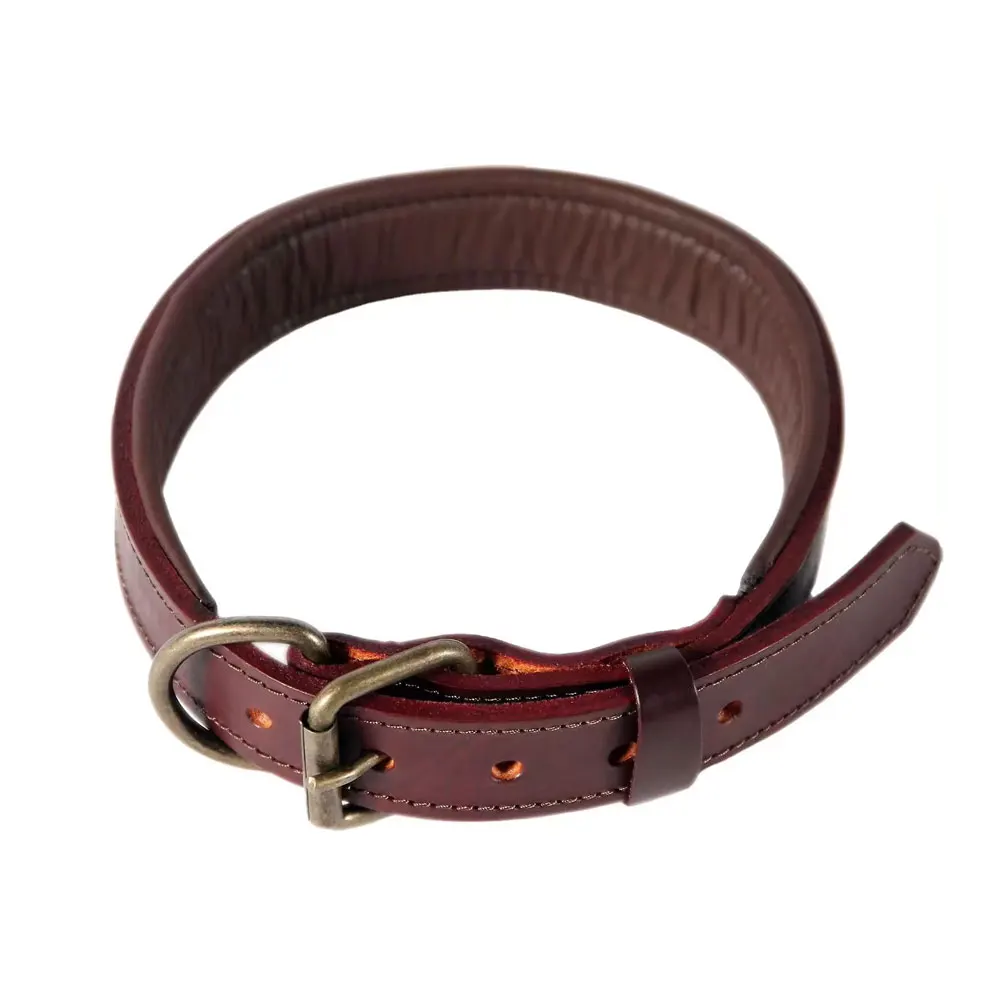 Индивидуальные кожаные ошейники для собак, персонализированный дышащий ошейник для собак