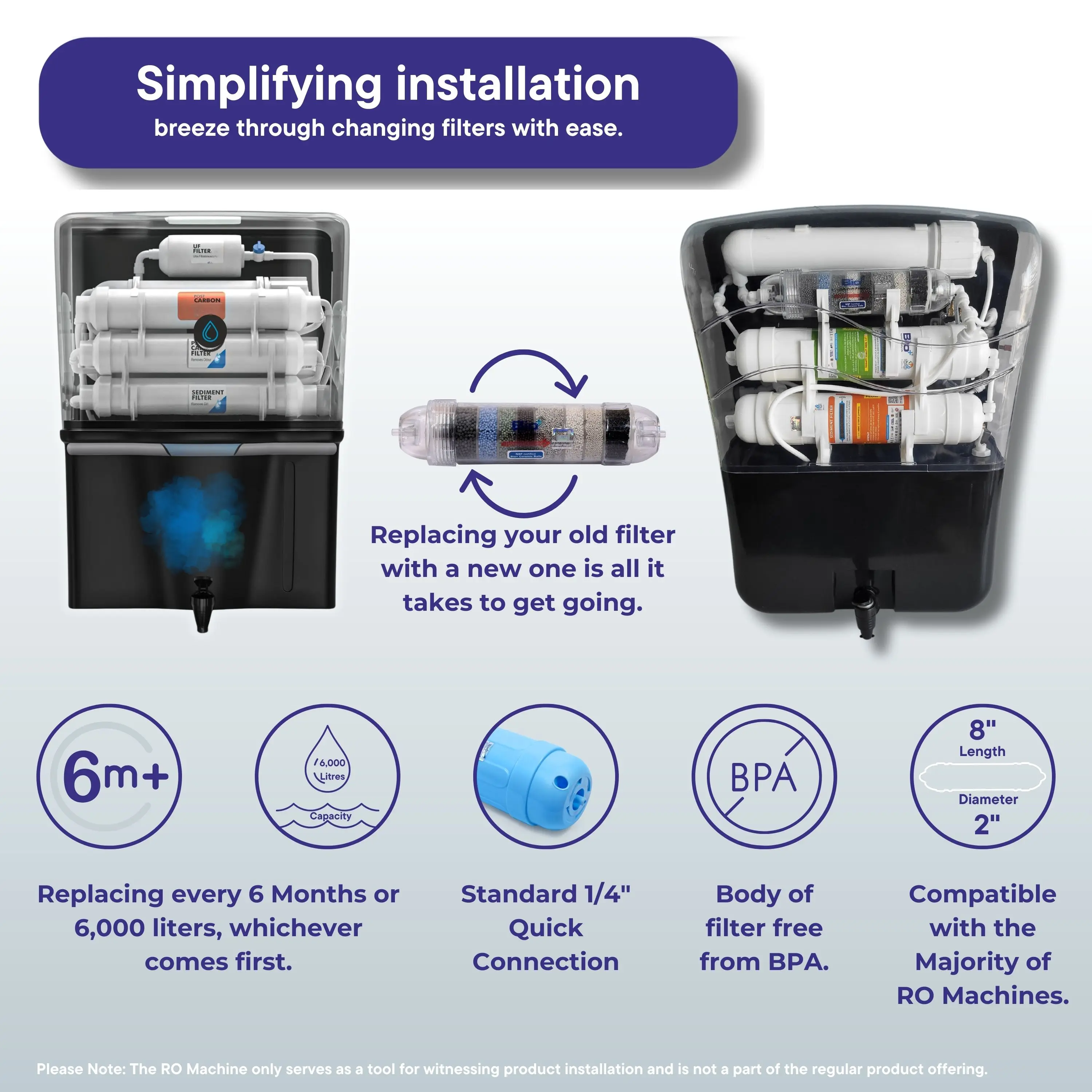 Bio+ Sales Leader for Antibacterial Alkaline Water Filter integrated antioxidants in an alkaline water filter at cheap price