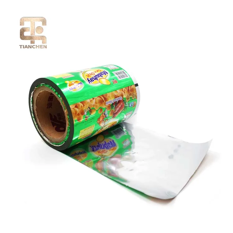 Hot Sale Flexible Snack Food High Quality Cookie Aluminum Foil Laminated Plastic Packaging Roll Film