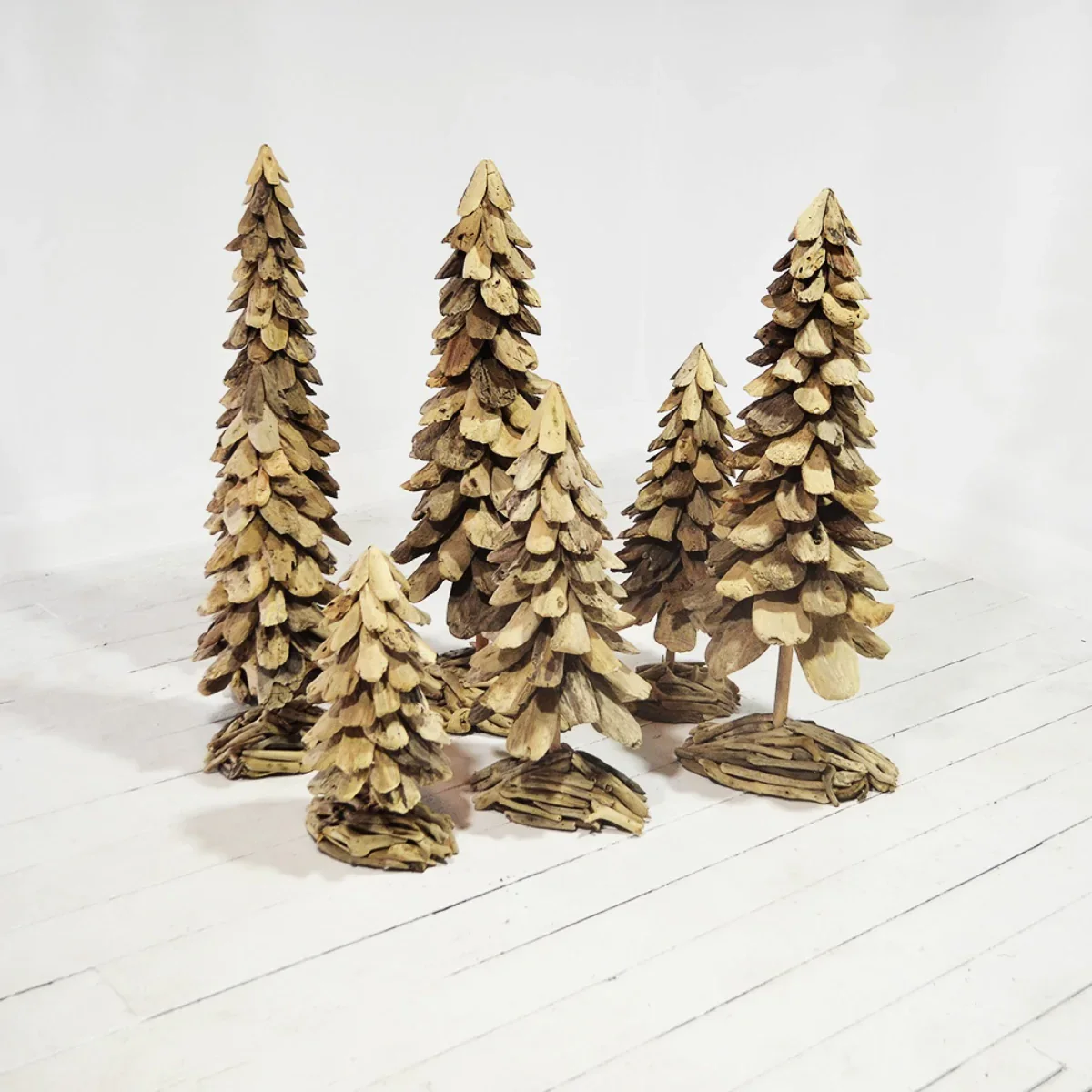 Artisan Decoration Ornaments Custom Small To Large Java Rustic Teak Natural Reclaimed Driftwood Christmas Tree Made In Indonesia