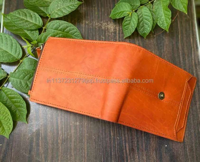 Genuine Leather Wallet Slim Leather Multi Uses Wallet Handicraft Stylish Wallets