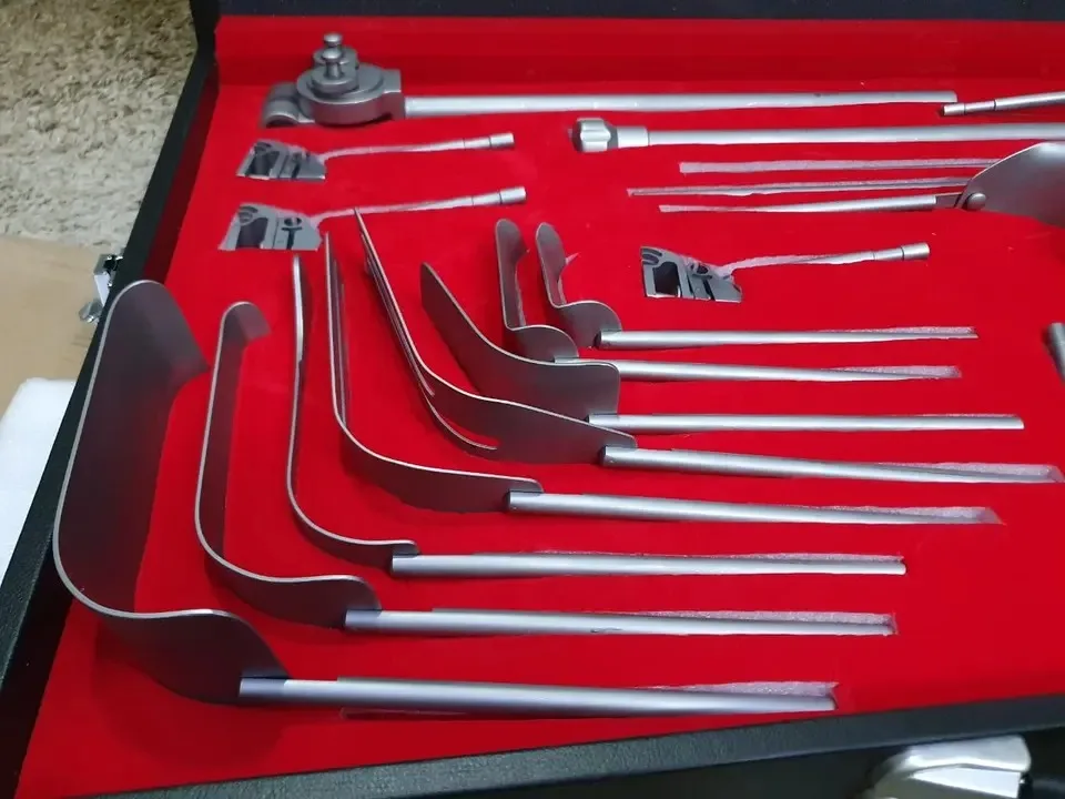 Omni Tract Retractor Abdominal Surgery Complete Set Instruments Retractor Steel Wholesale Self Retaining Surgery Retractor Set