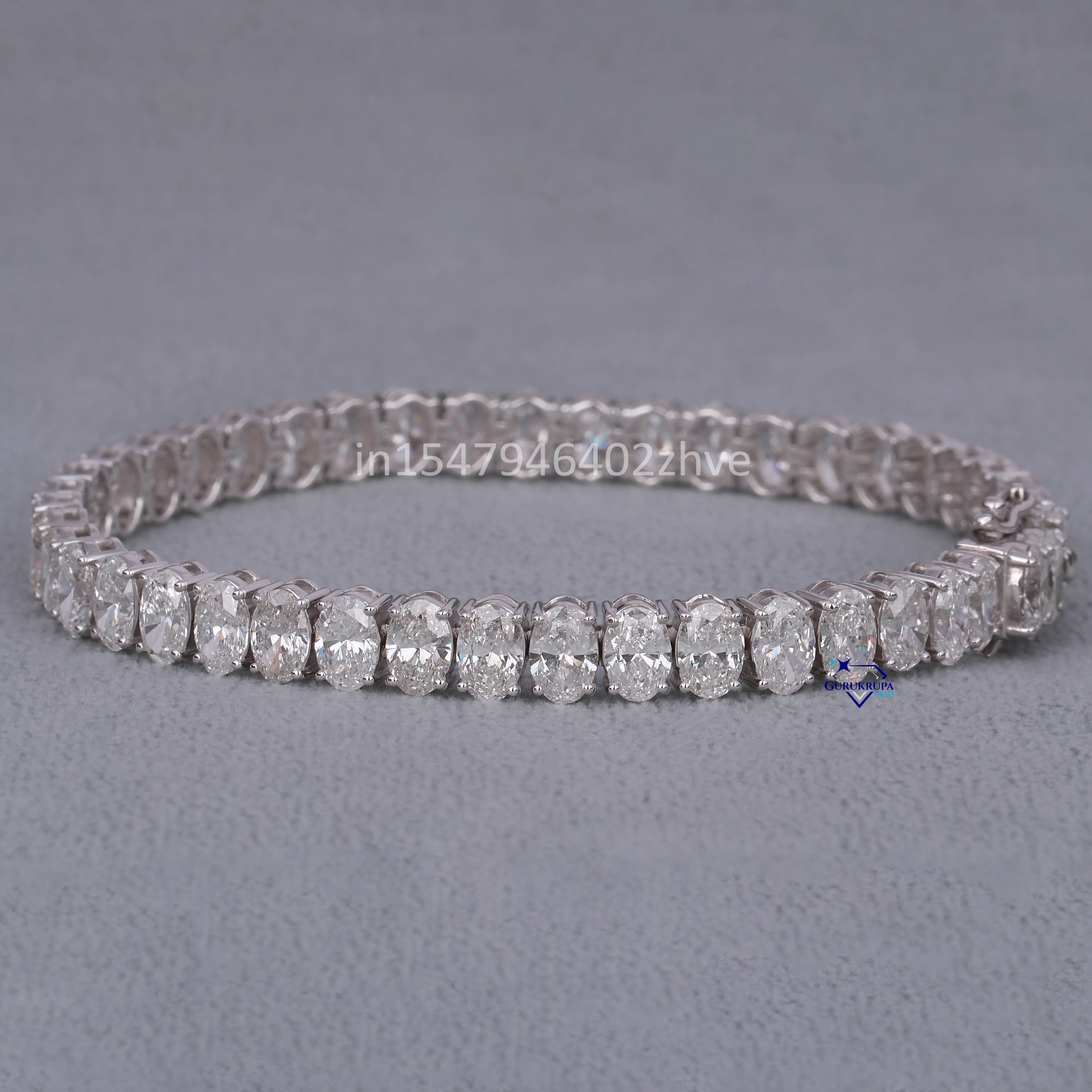 Most Popular Tennis Bracelets 14Kt White Gold Moissanite Diamond Pass Diamond Tester Fine Jewelry For Women