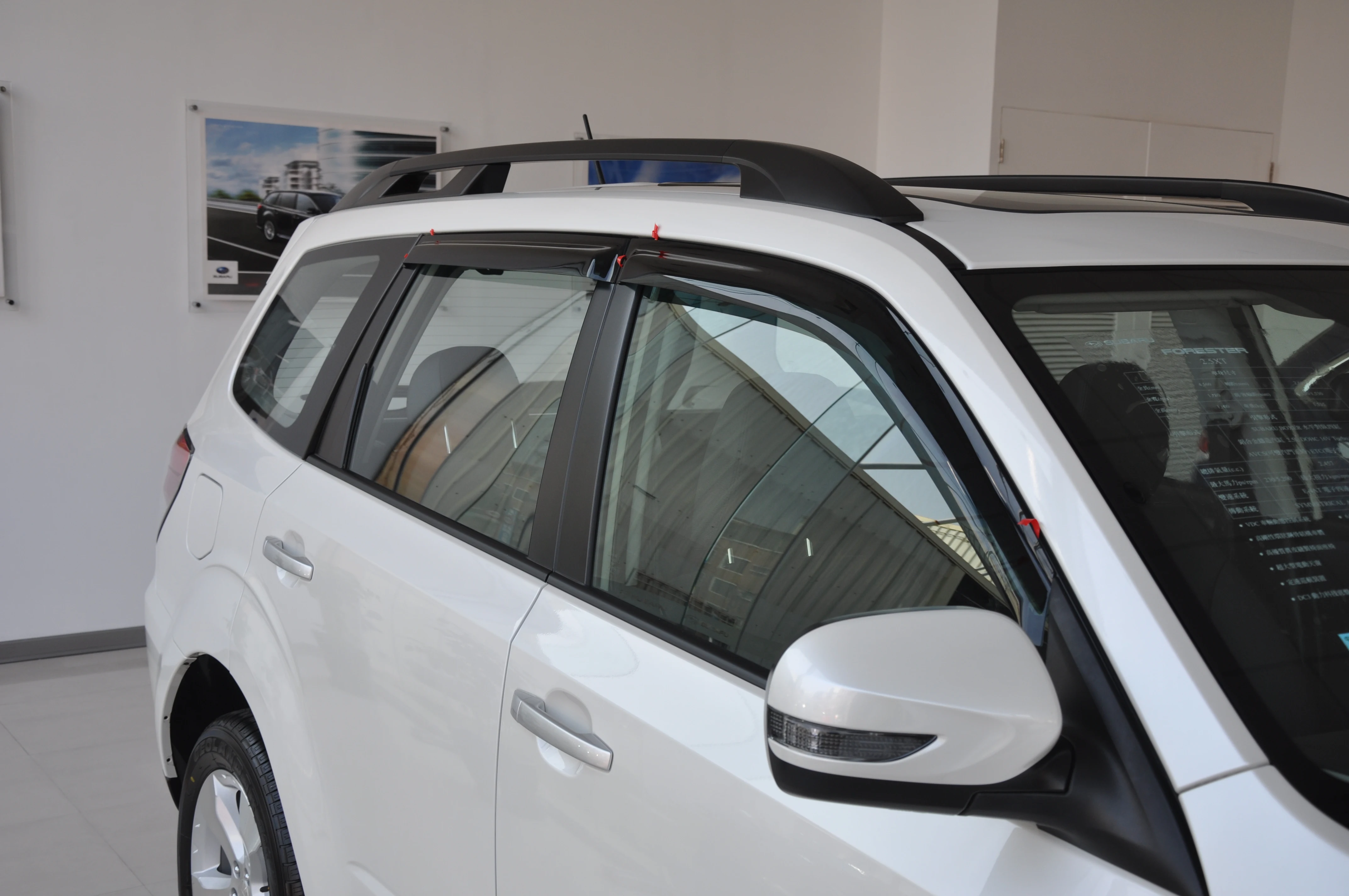 Window Deflectors Rain Visor Window Visors Vent Visor Rain Guard for Subaru Forester 08~12