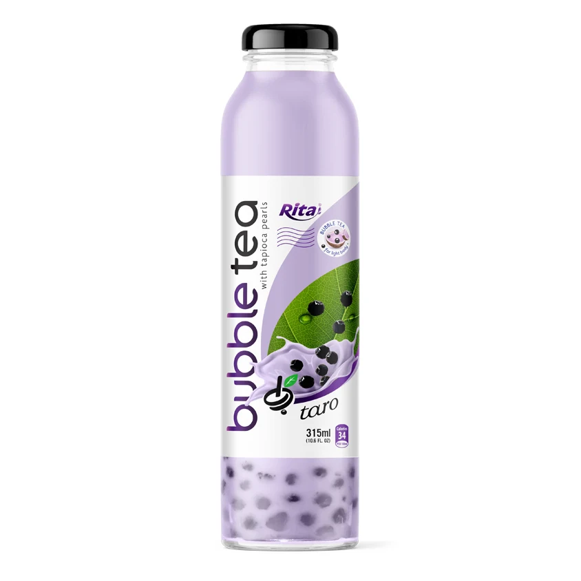 Bubble Tea with Tapioca Pearls With 315ml Canned Banana Flavor Vietnam Modern Factory Good Taste Good Price