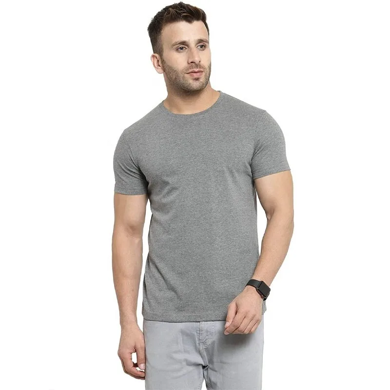 Custom made cotton half sleeve men clothes casual thick oversize men cotton t shirts