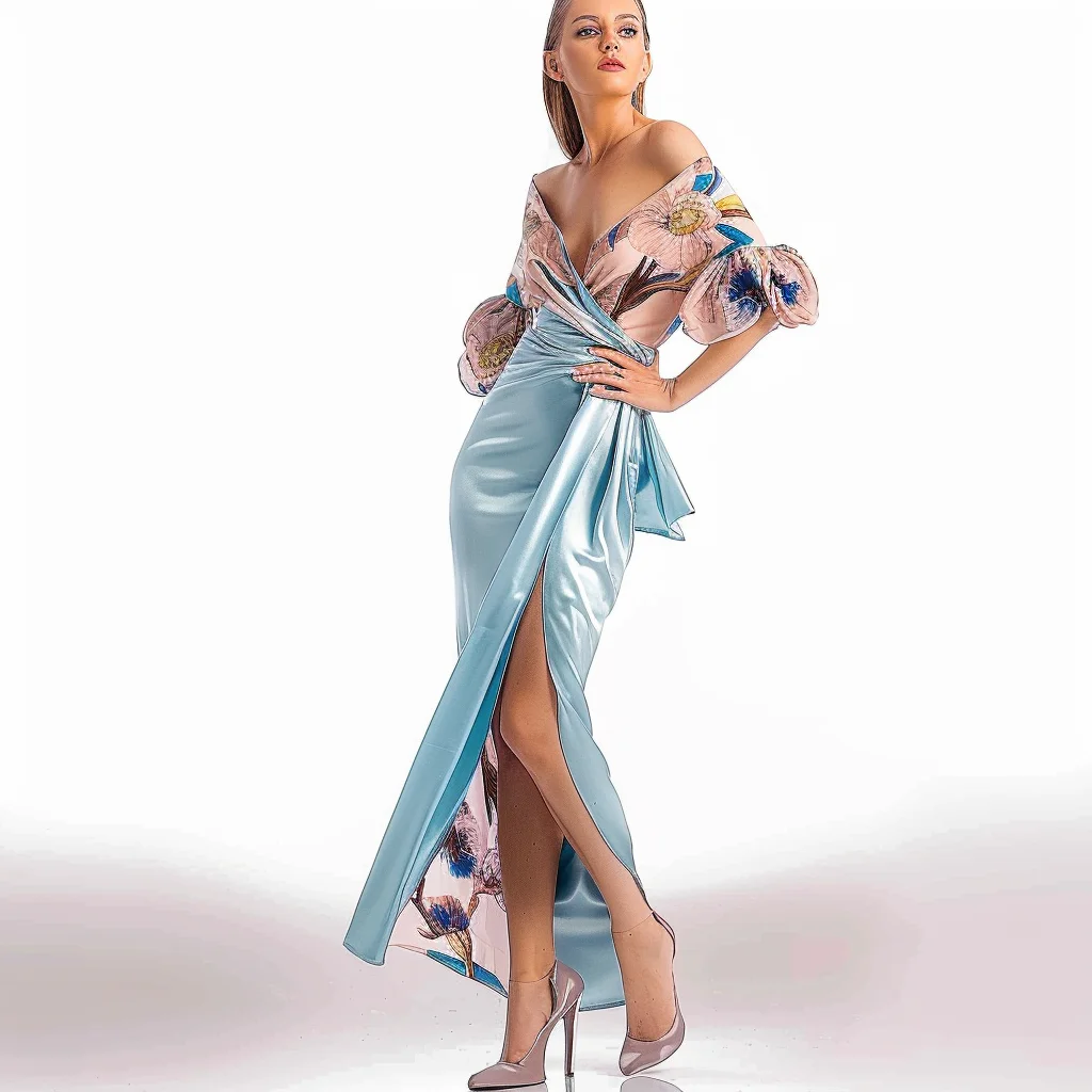 Custom Ladies Long Sexy Woman Dress Elegant Luxury Evening Dresses