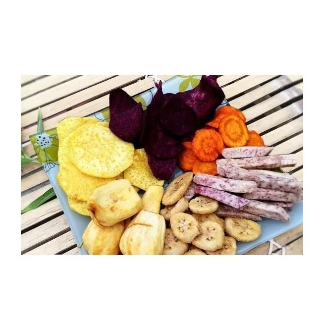 Original Flavor Sweet Banana Chips Healthy Vacuum Fried Crispy Banana chips With ISO HACCP Certification 12 months Shelf Life