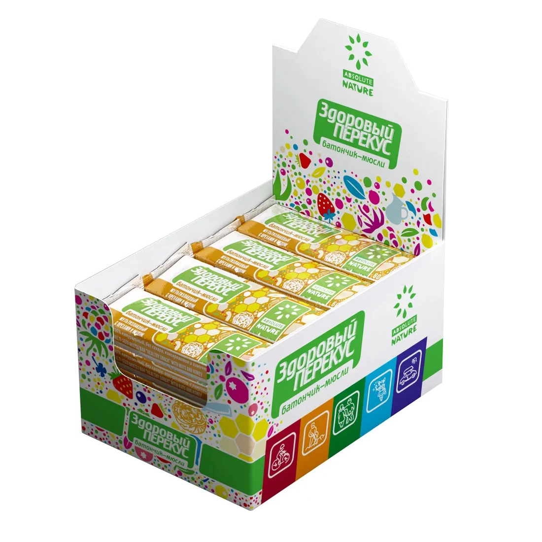 B and E vitamins nutricious 60g*20 peanut almond hazelnut and cereals snack healthy food energy bar with nuts for food