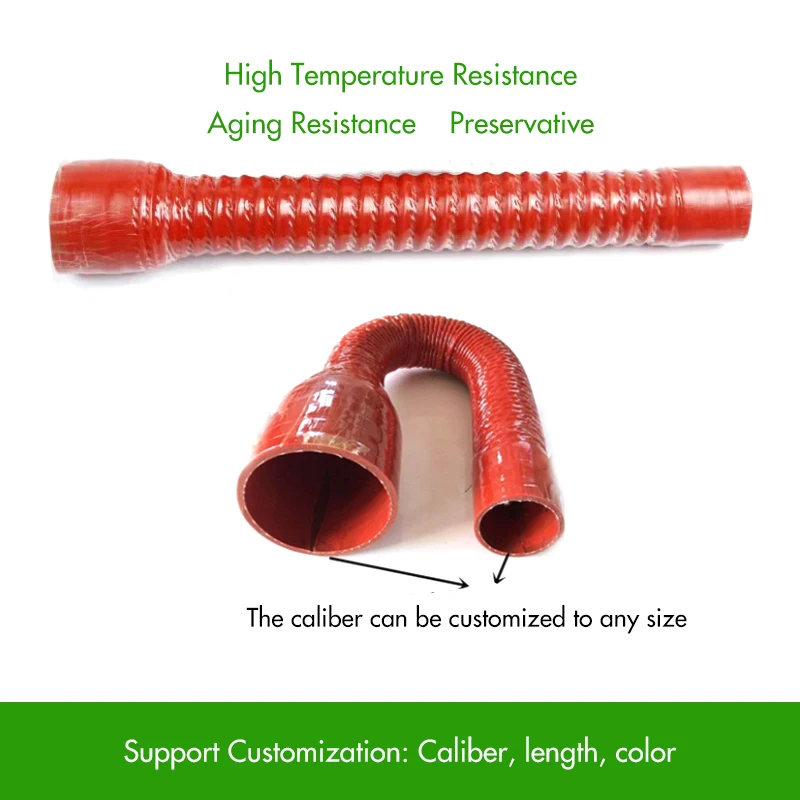 Silicone hose radiator turbo coolant hose car silicone tube corrugated silicone hose