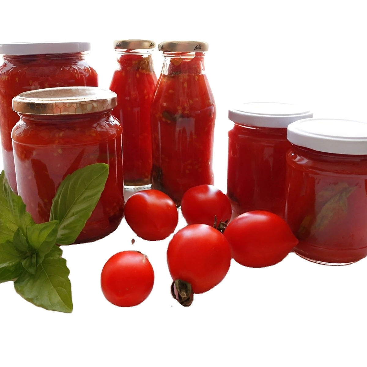 Italian Made Product, Pomodorino al naturale Piennolo del Vesuvio DOP 580ml  in mason jar