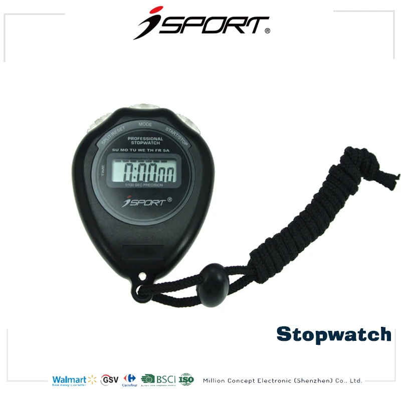 Manufacturer China factory provides cheap High Quality Chronograph Stopwatch Handheld Sports Timer