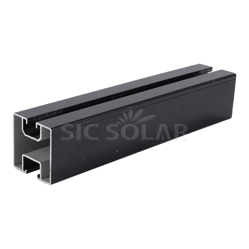 Aluminum Rail Solar Rack Rail Roof Tile Rail Si,ver