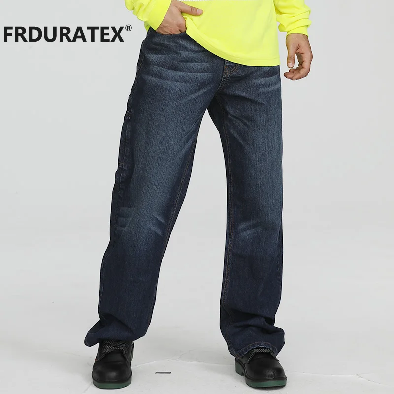 Wholesale NFPA 2112 Certified Cotton FR Jeans Safety and Protective Work Clothing Fire Retardant and Flame Resistant