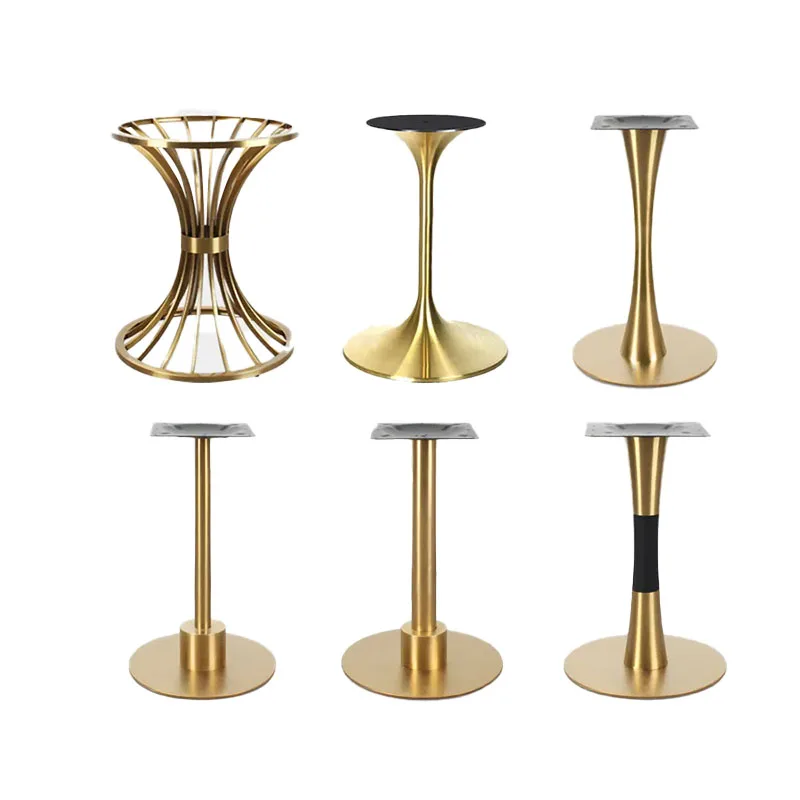 Wholesale Furniture Legs Luxury Cabinet Bathroom Table Bed Furniture New Matte Black Golden Sofa Leg Feet