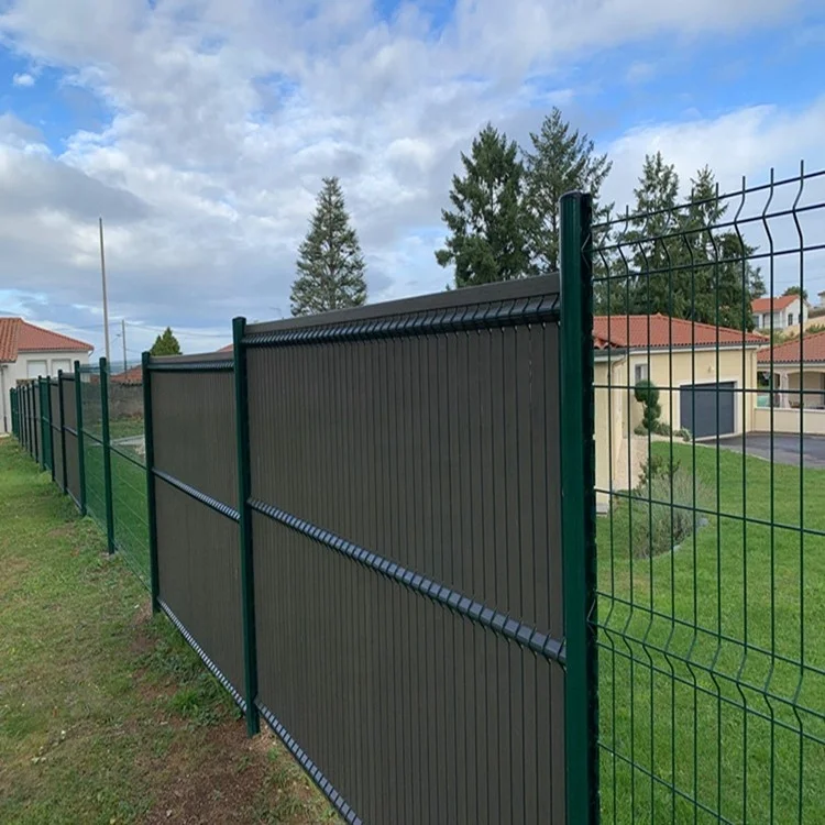 Outdoor Garden Wire Mesh Fences for Sale Welded Wire Mesh Galvanized 3D PVC Steel Frames Security Punching Service Included