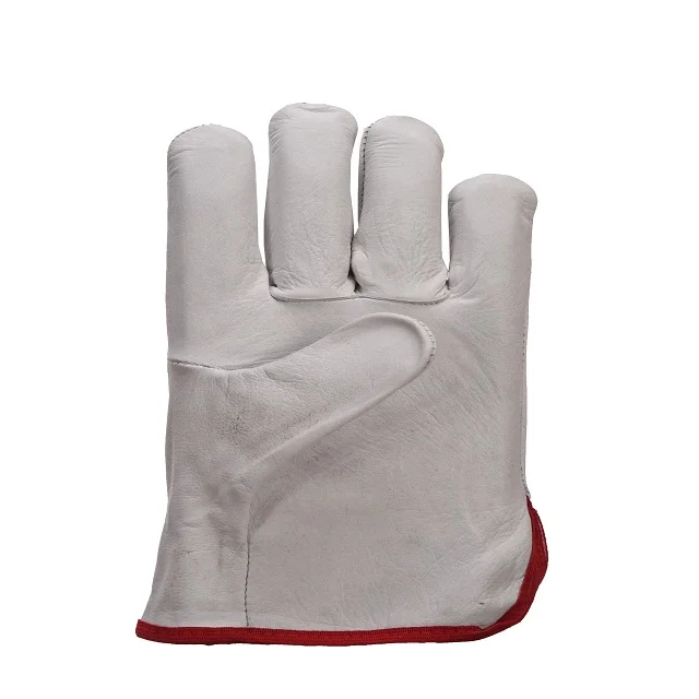 Leather Safety Industrial Labor Safety Machinist Hand Protective Gardening Construction Gloves for Men and Women