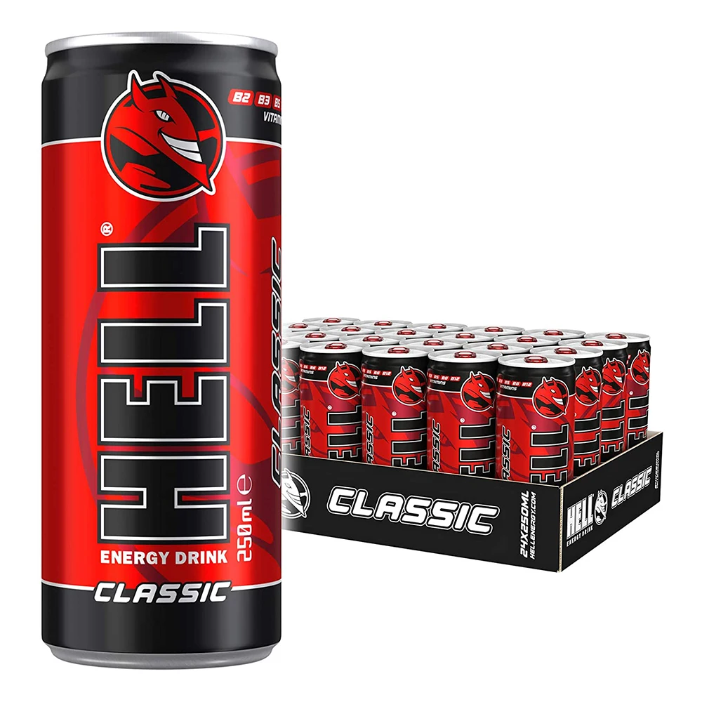Высококачественный безалкогольный напиток Hell Energy Лидер продаж из Турции энергетический