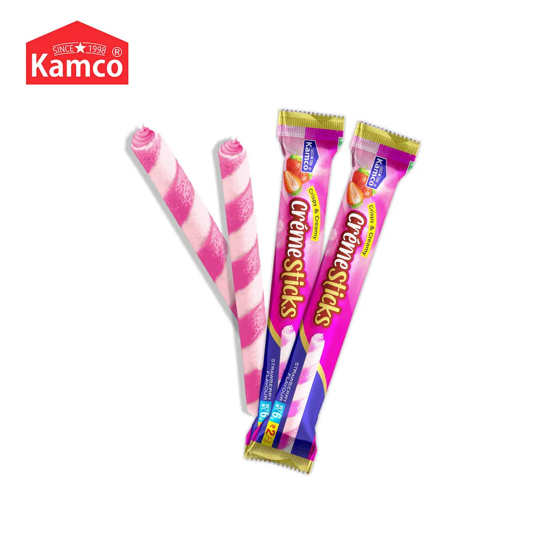 Export Quality Creme Sticks Strawberry Flavored
