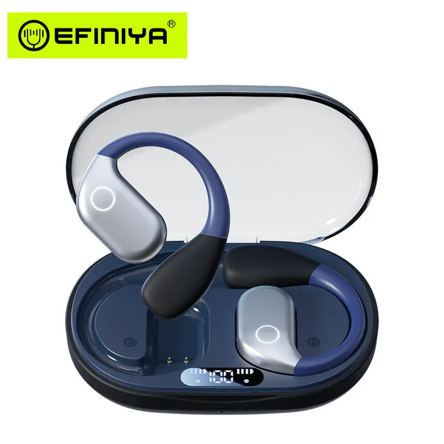 Noise Cancelling M82 Stereo Touch Control OWS Earphones earhook Sport wireless microphone gaming open-ear headphones earbuds