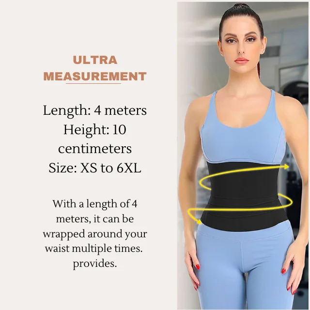 STAYFIT Tightens and Slims Your Waist 4 Meter Waist Corset Provides a Fit Appearance Waist Belt from Turkey