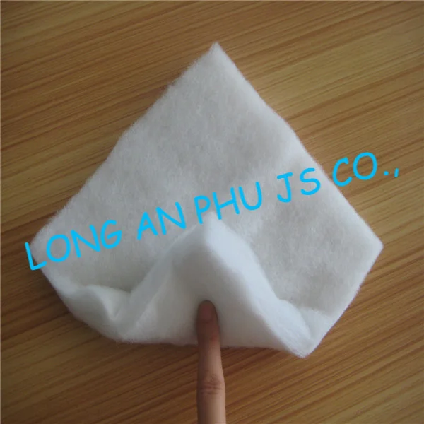 100% Polyester OEM Padding Nonwoven Fabric 60gsm - 2500gsm Weight White Plain Wholesale Padding Wadding