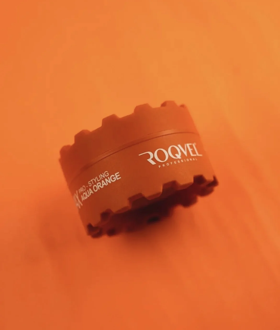 STRONG HOLD AQUA HAIR STYLING WAX 03 ORANGE ROQVEL HAIR GEL WAX EDGE CONTROL POMADE OEM BRANDING