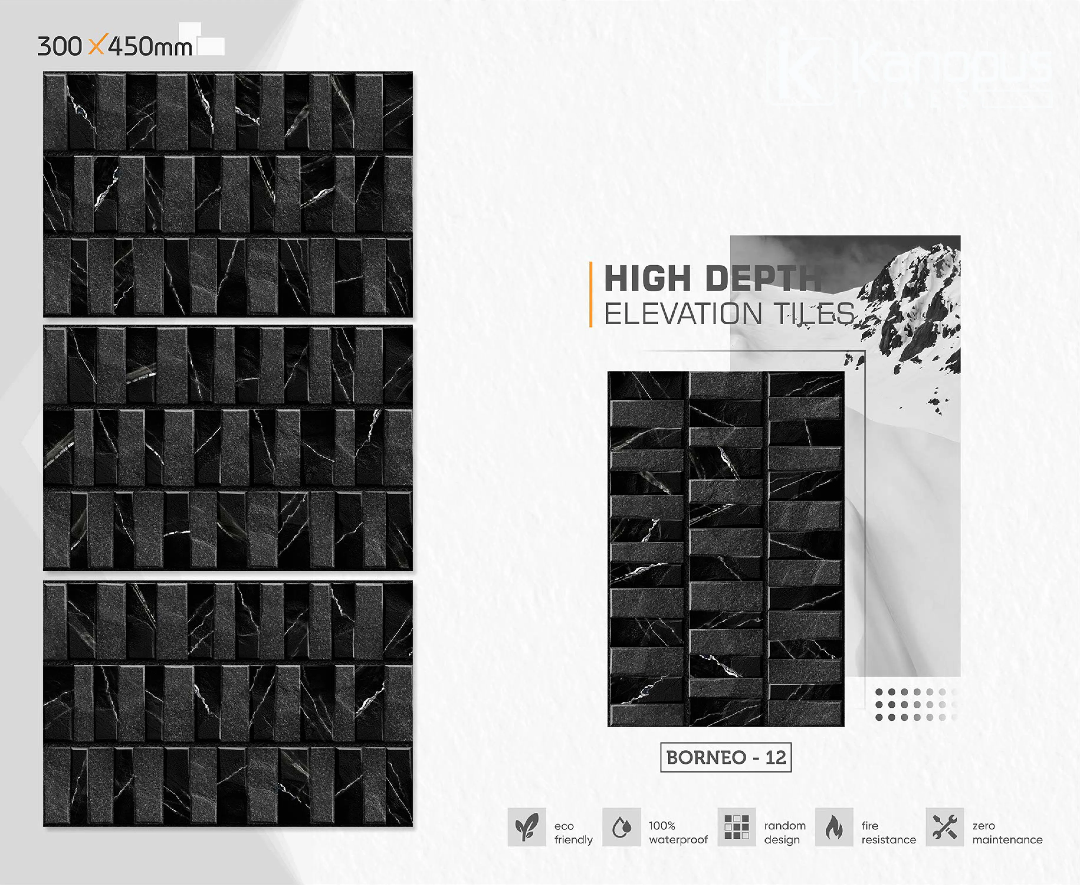Premium Choice Premium Quality Asia Tiles Elevation Tiles 300x450mm Ceramic Wall And Floor Tiles For Luxurious House.