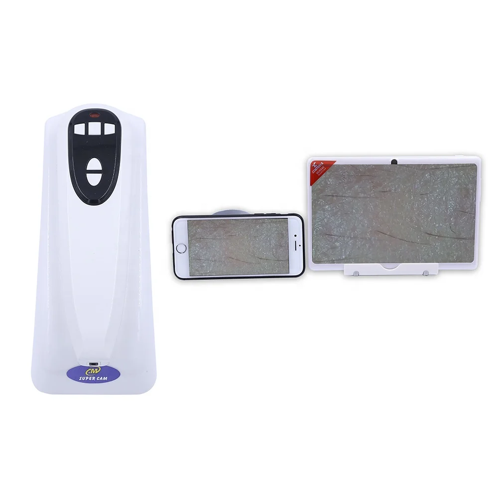 MLG Most sold M-189A WIFI Wireless UV High Resolution Portable Skin Scalp Analyzer 3 Spectrum With 50/100/200 Times Lens
