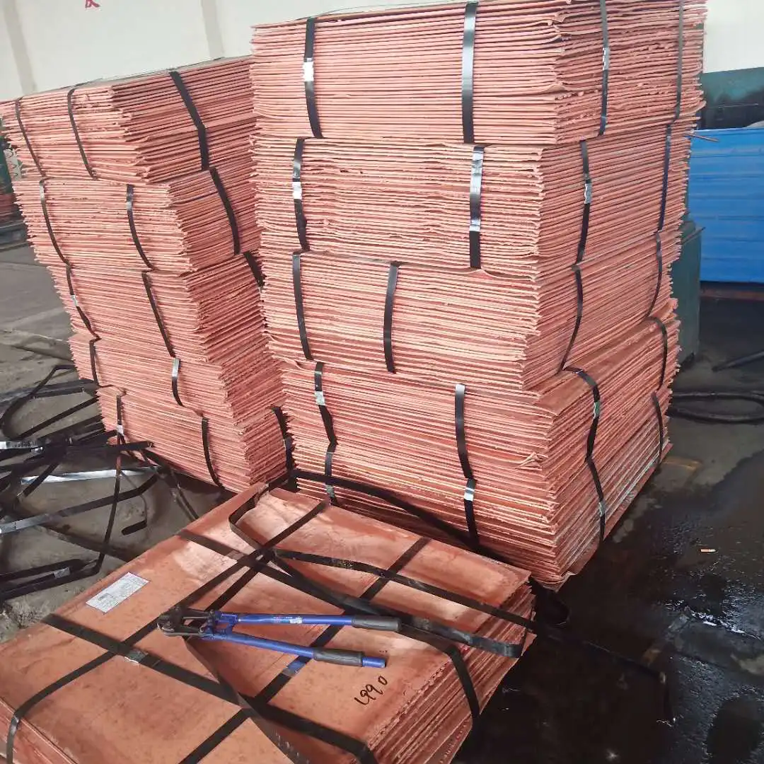 99.99% High quality Copper Cathode Electrolytic Copper Cathode 99.99% LME Copper Plate Price Now
