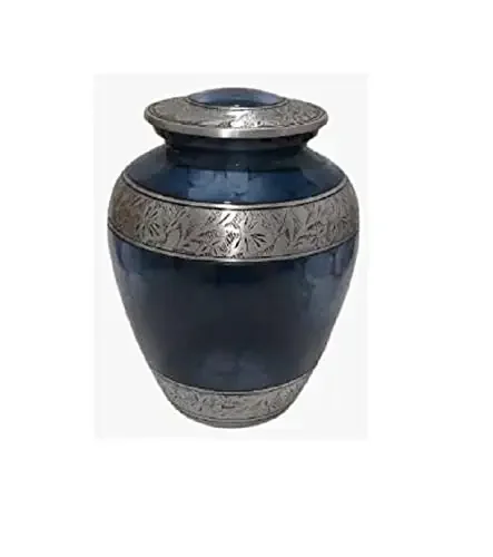 Trending funeral Urns Aluminum Metal Cremation Urn for Keeping Human Ashes Wholesale Cremation Urn Newest by Falah Inter
