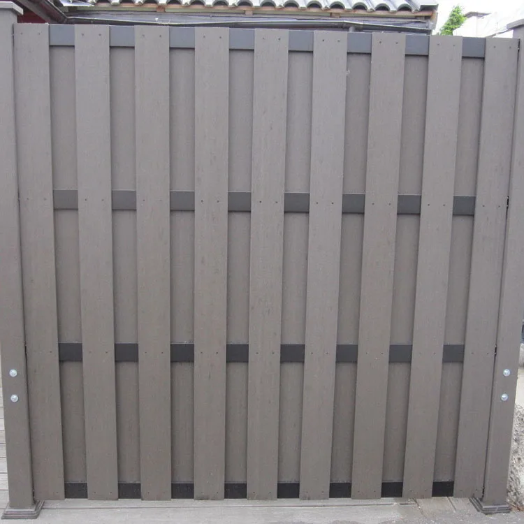 Cheap wood plastic composite wpc decorative garden fence price for sale