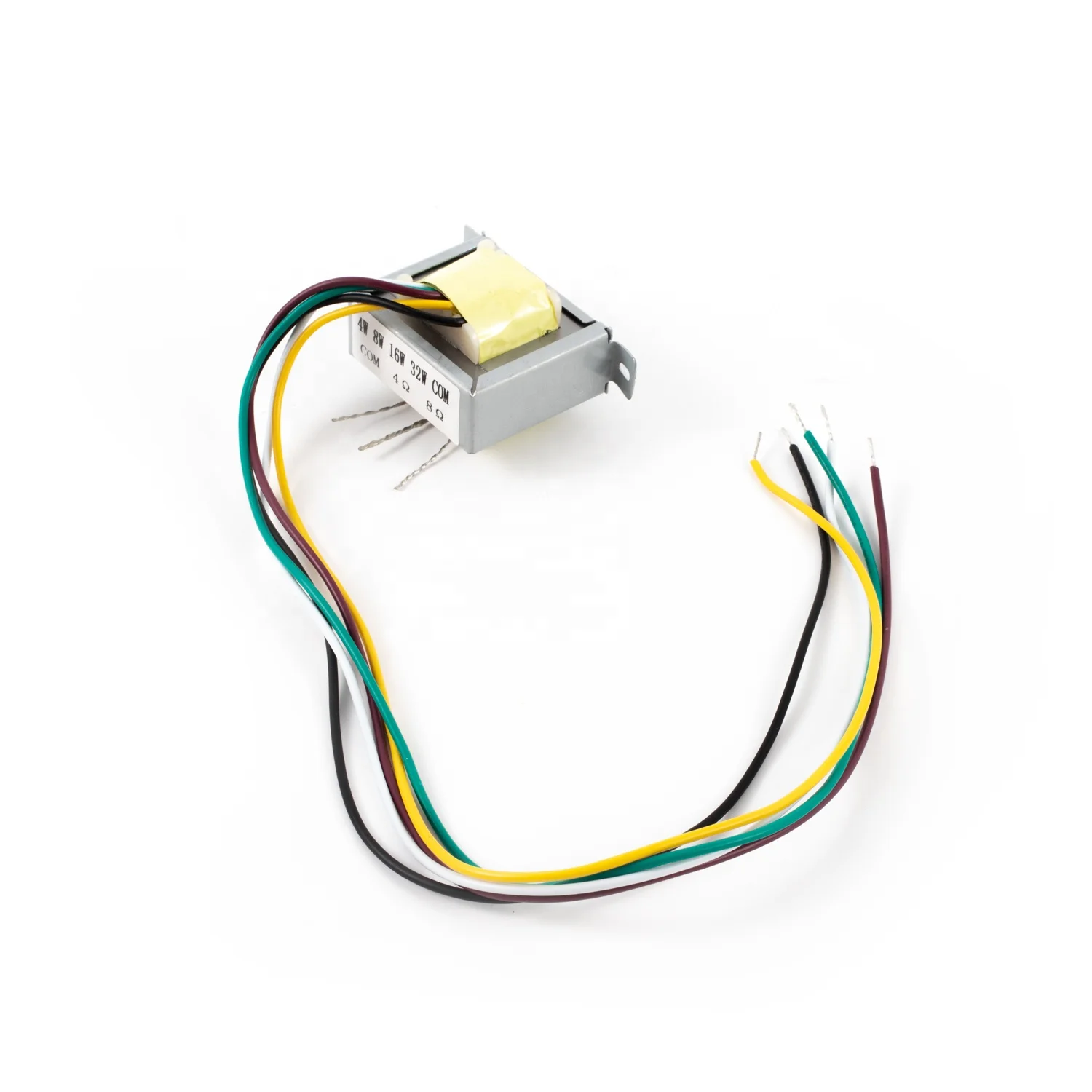 Single Phase Electronic Ei 66 28 Transformer 30w Audio Transformer With Lead Wire For Tube Amp Stereo Speaker