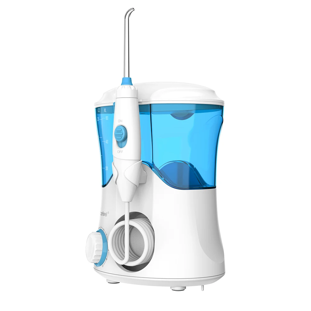 7+ Jet Tips Dental Water Flosser 600ml Oral Hygiene Oral Irrigator Dental Equipment Teeth Cleaner Electric Water Jet Foe Brace