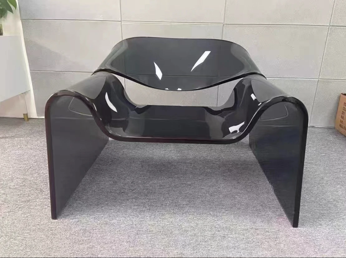 Ghost Chair Acrylic Sofa Chair Modern Light Luxury Original Creative Design Leisure Sofa Recliner Crystal Chair