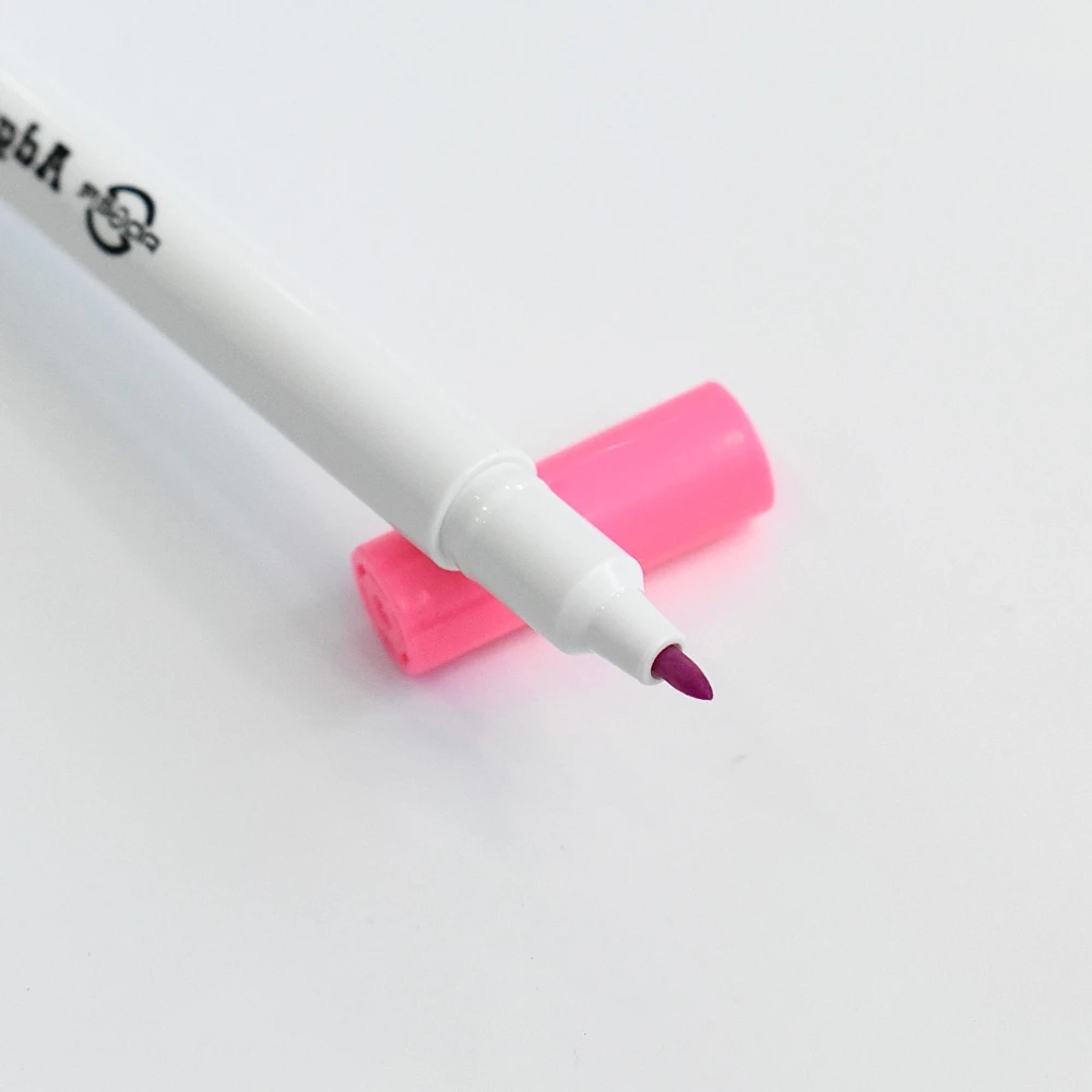Best Selling Pink Markings Pen for Fabric & Textile Removable Water Erasable Ink for Garment Accessories
